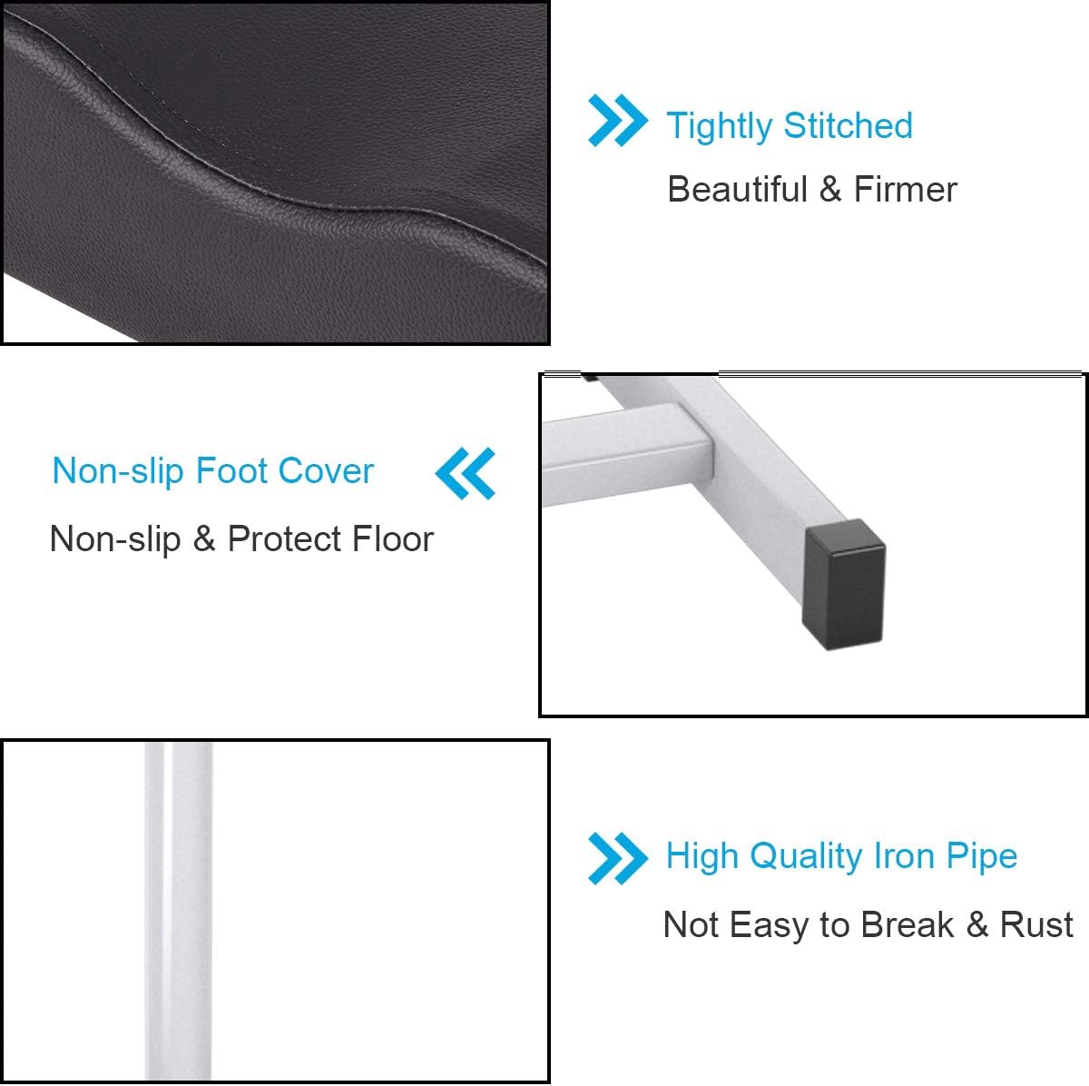 Adjustable Pedicure Foot Rest Stool Cushion Salon Spa Nail Stand