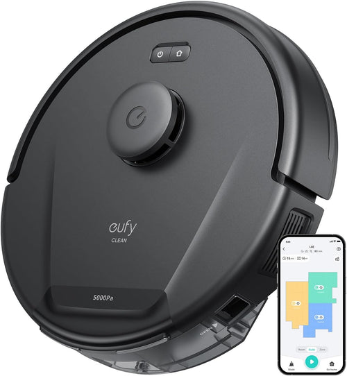 Robot Vacuum 5000Pa LiDAR Mapping WiFi App Pet Hair Clean