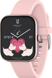 Womens Smart Watch Pink Strap Bluetooth Call 1.80