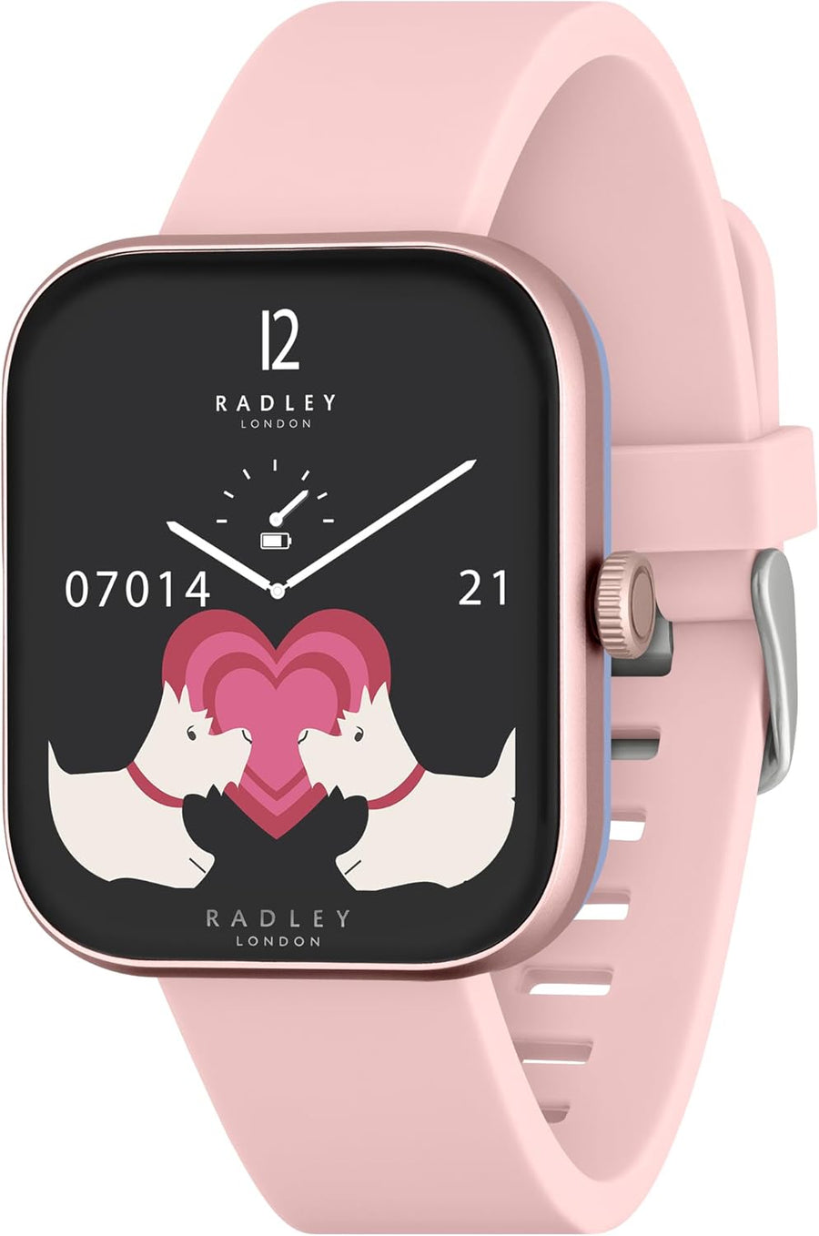 Womens Smart Watch Pink Strap Bluetooth Call 1.80