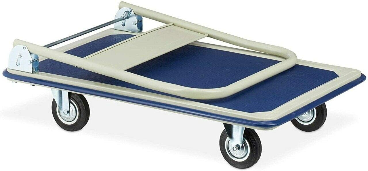 Heavy Duty Folding Platform Trolley 300KG Flatbed Cart