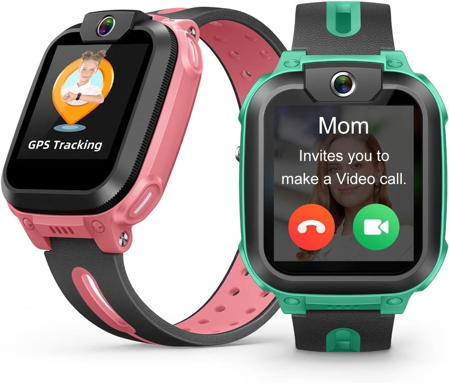 Kids Smart Watch Phone Video Call GPS Green