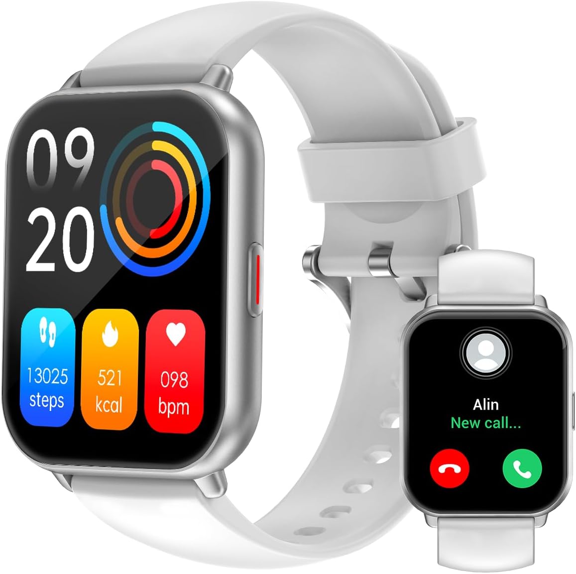 Smart Fitness Watch Bluetooth Call Health Tracker