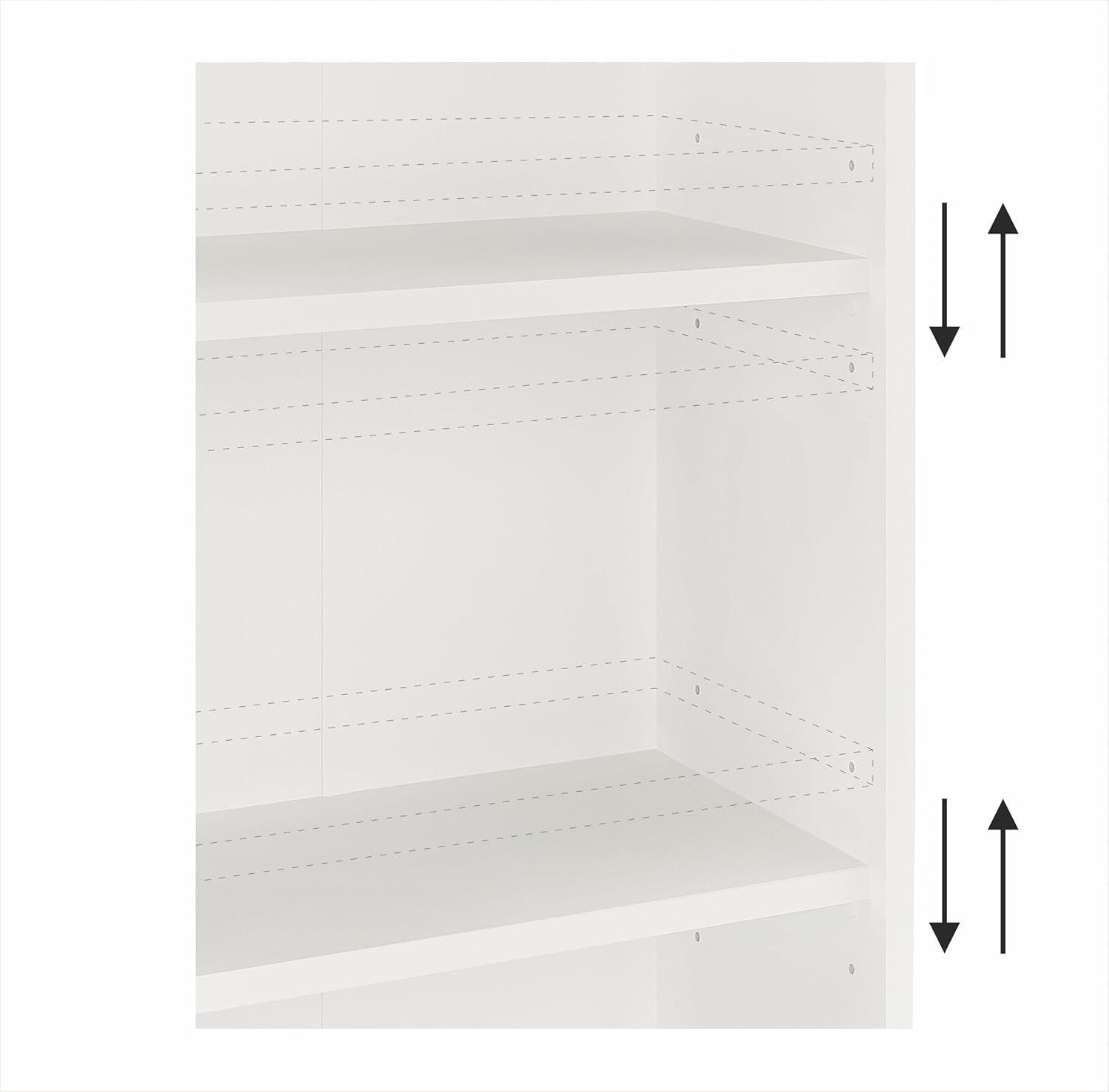 Over Washing Machine Storage Cabinet White 2 Door Unit