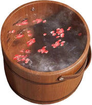 Foot Bath Basin Deep Soak Tub Massage Pressure Point Spa Bucket
