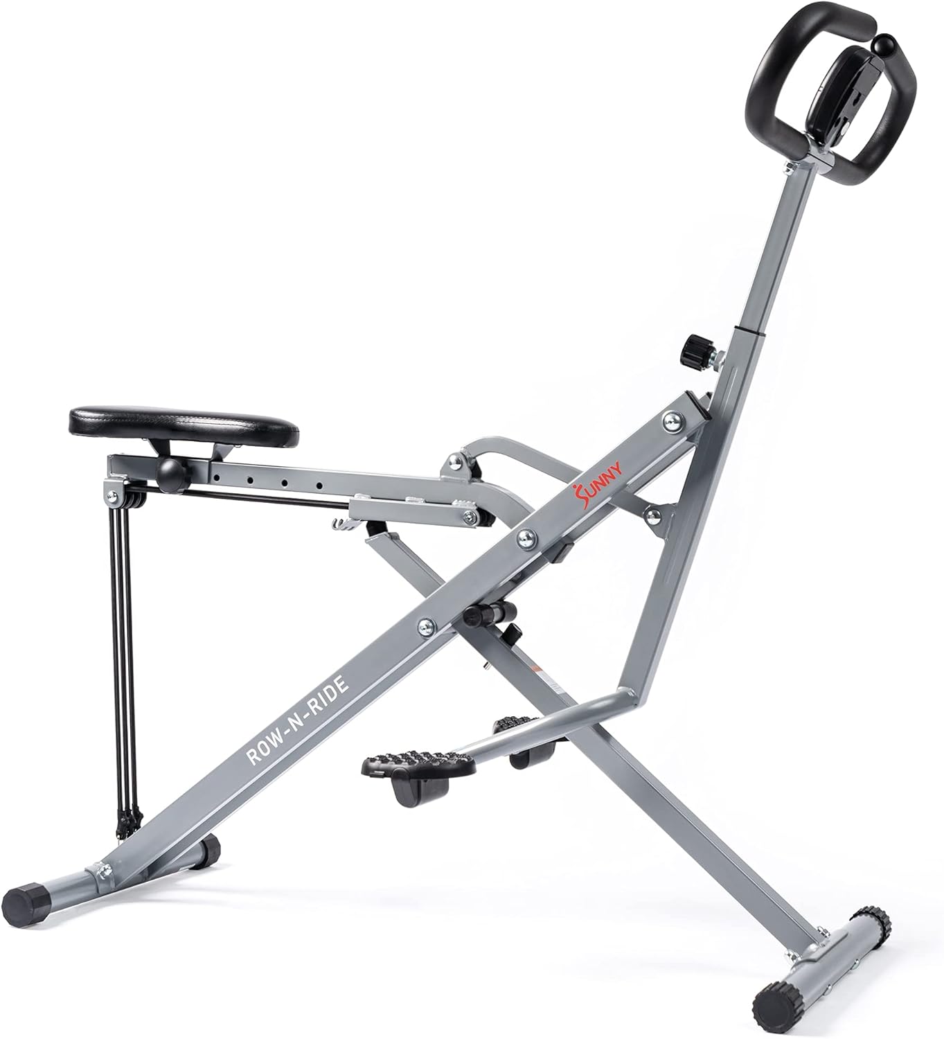 Rowing Machine Squat Trainer Home Gym Cardio Strength Workout Set
