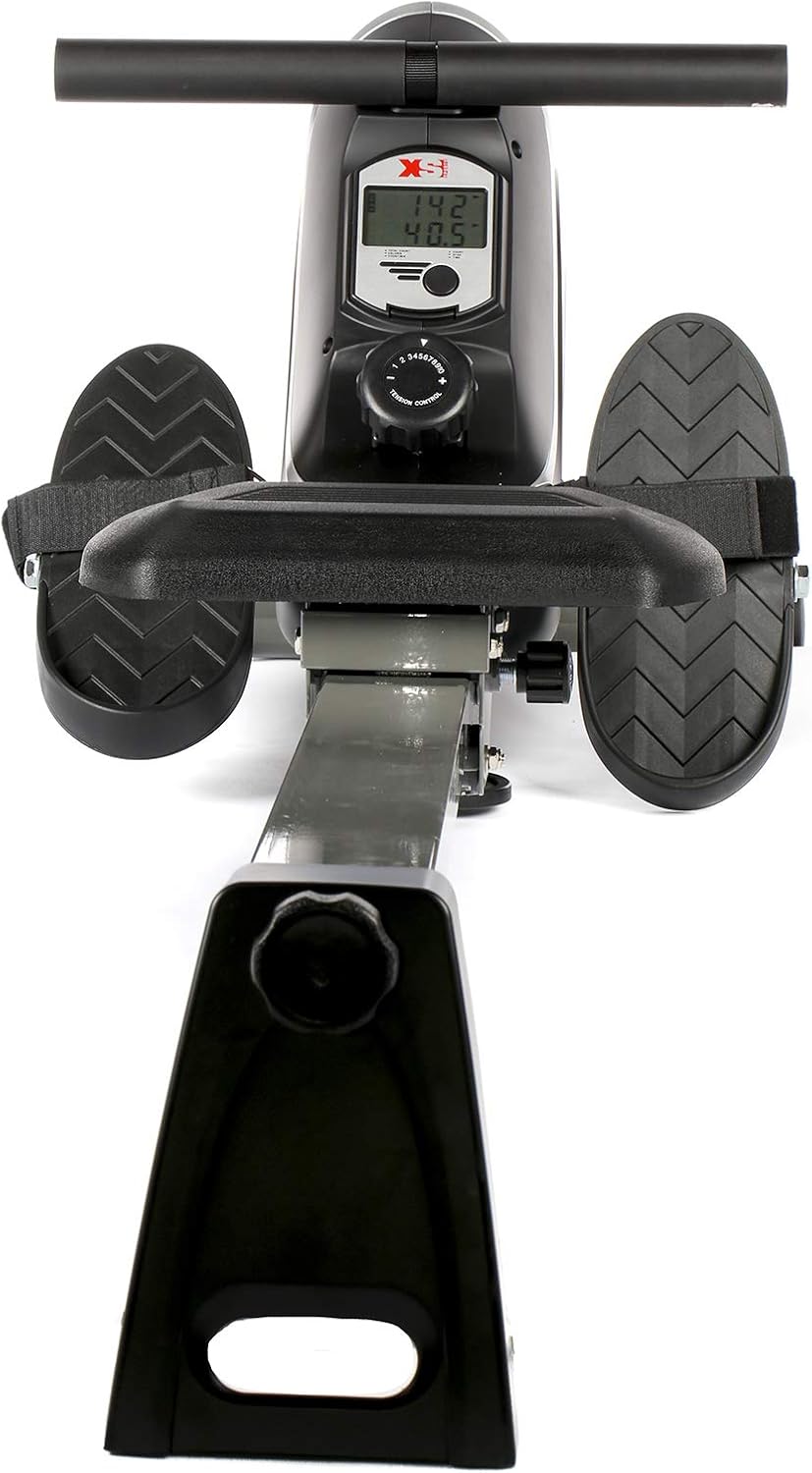 Folding Magnetic Rowing Machine 10 Resistance Levels LCD