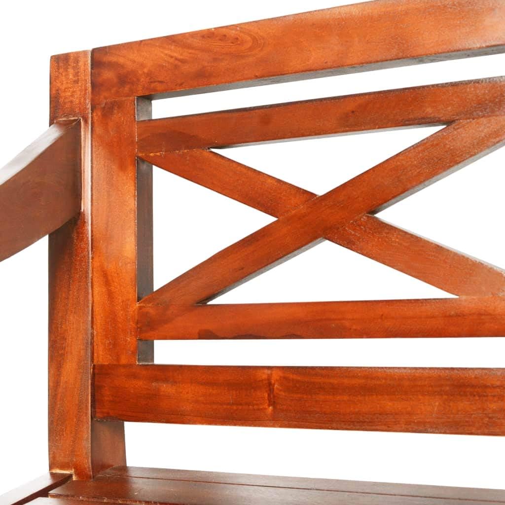 Mahogany Wooden Garden Bench 98cm Outdoor Patio Batavia Seat