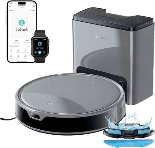 Robot Vacuum Mop 6000Pa Self Empty 75 Days Slim LiDAR WiFi