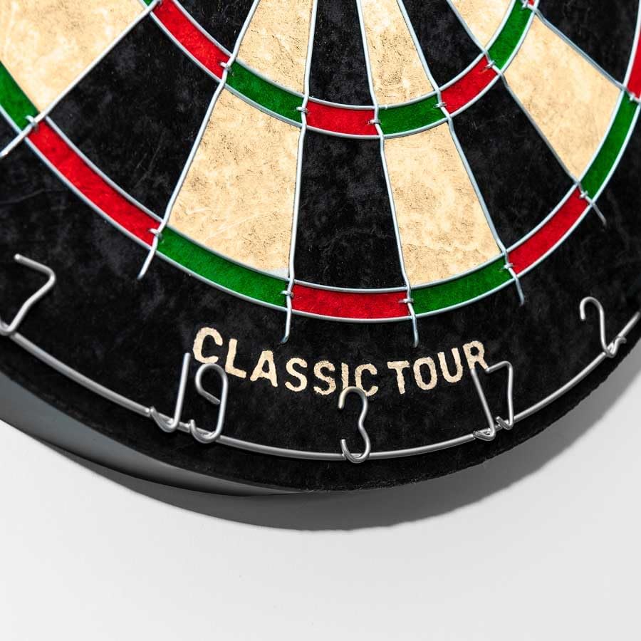 Beginner Bristle Dartboard 46cm Sisal Training Board Slim Wire