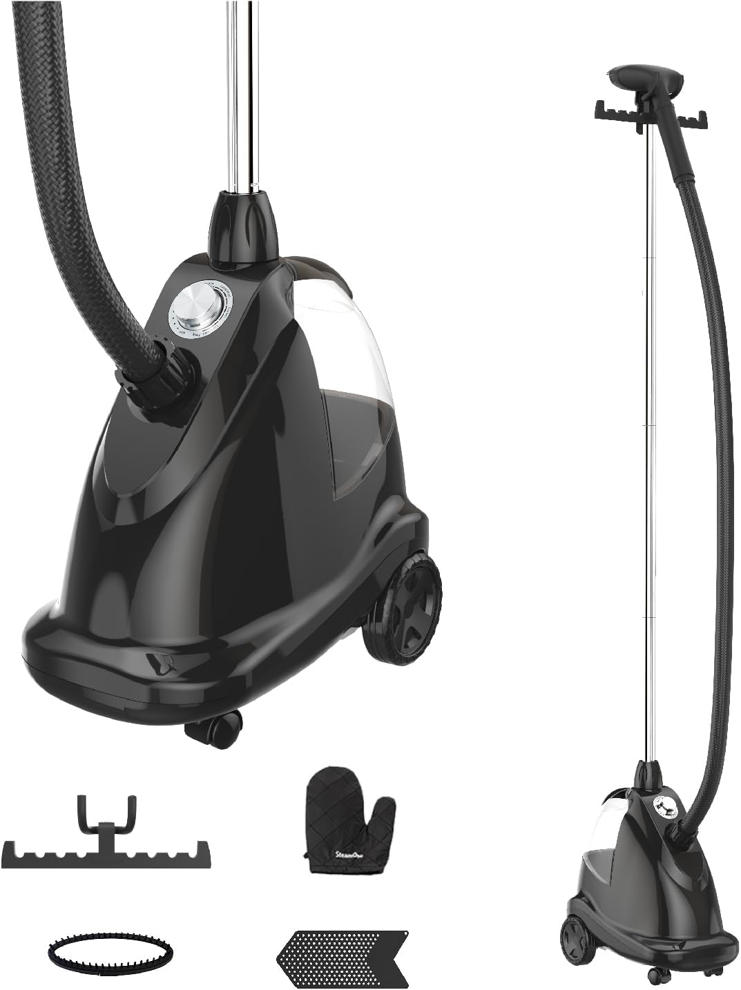 Upright Garment Steamer 2000W 42g Steam 2.5L Tank Mobile