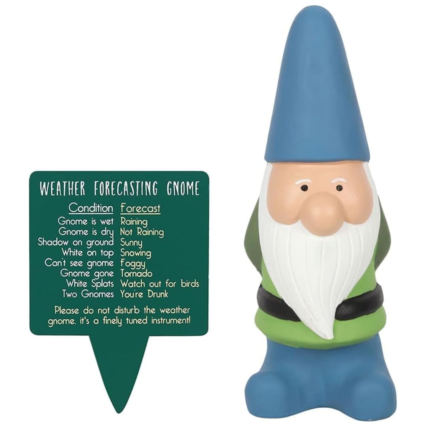 Weather Forecast Gnome 25cm Garden Ornament Funny Outdoor
