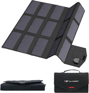 100W Foldable Solar Panel Dual USB 18V DC Portable Charger