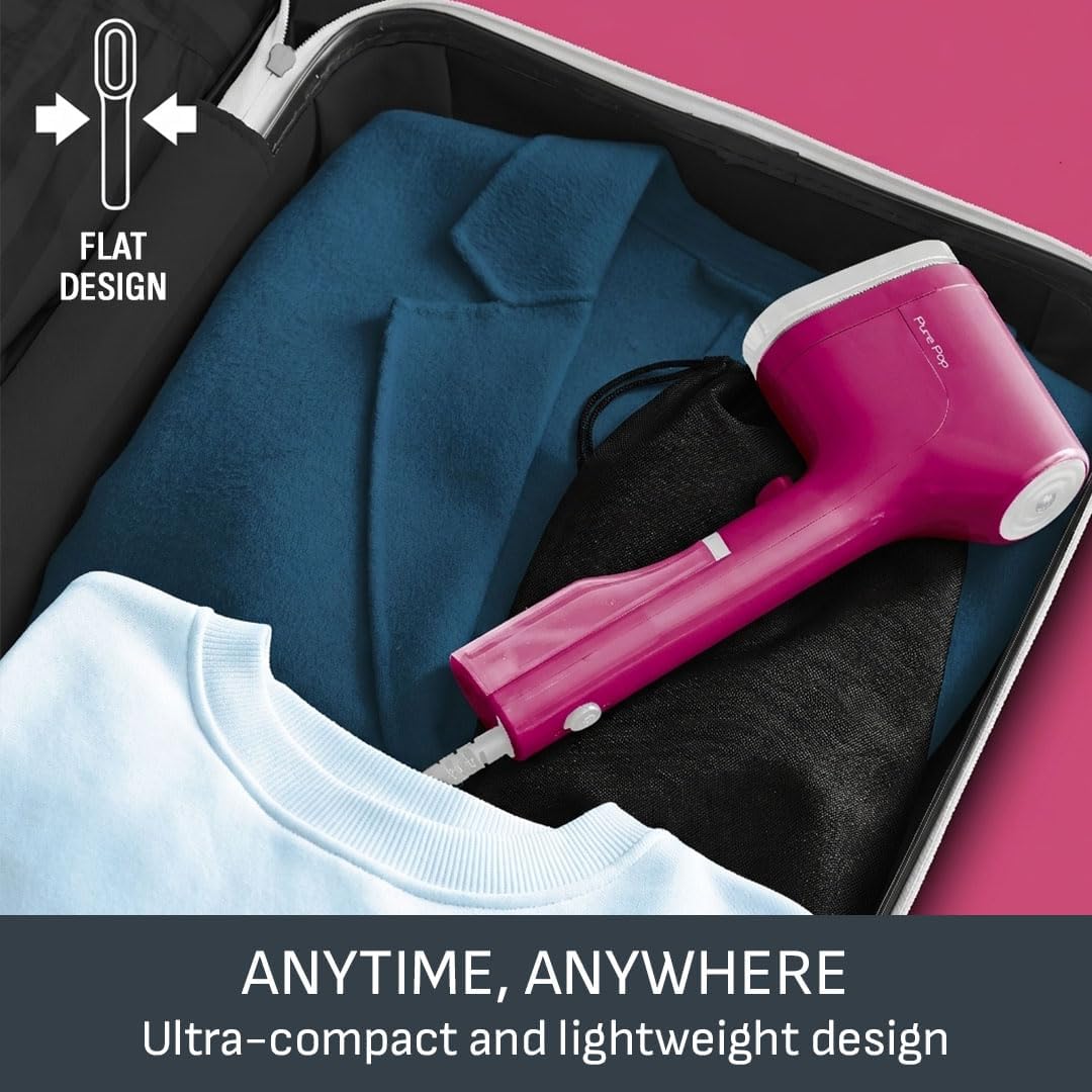 Portable Slim Clothes Steamer 15s Heat Travel Handheld Steam Iron