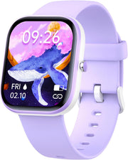 Kids Smart Watch Purple Fitness Tracker Heart Rate Sleep