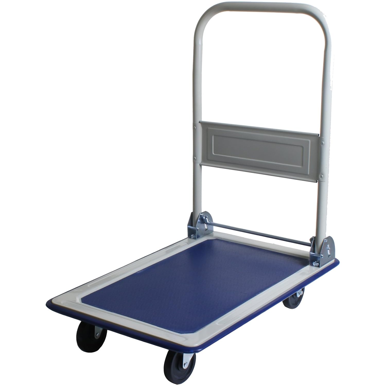150KG Folding Platform Hand Truck Trolley Cart Flat Bed Non Slip Wheels