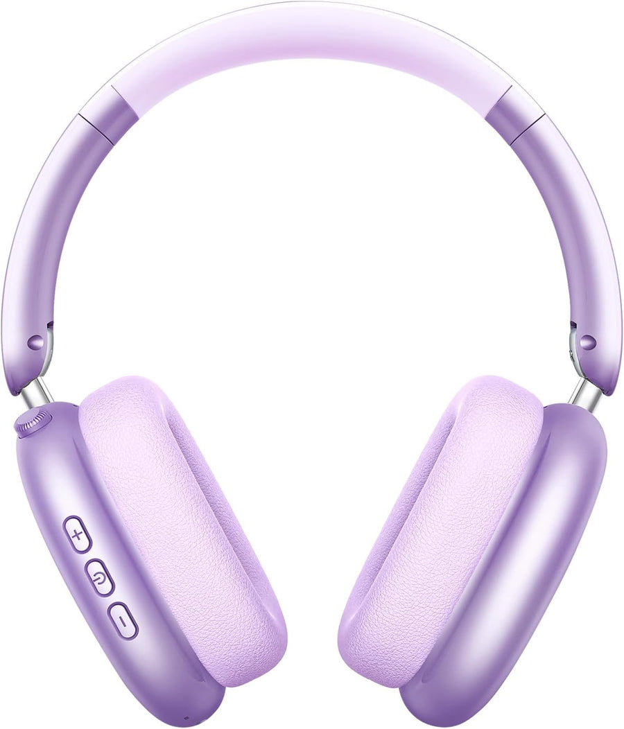 Wireless Noise Cancelling Over Ear Headphones 48Hr Battery Purple