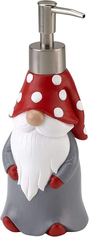 Gnome Soap Dispenser Resin Lotion Pump Bathroom Decor