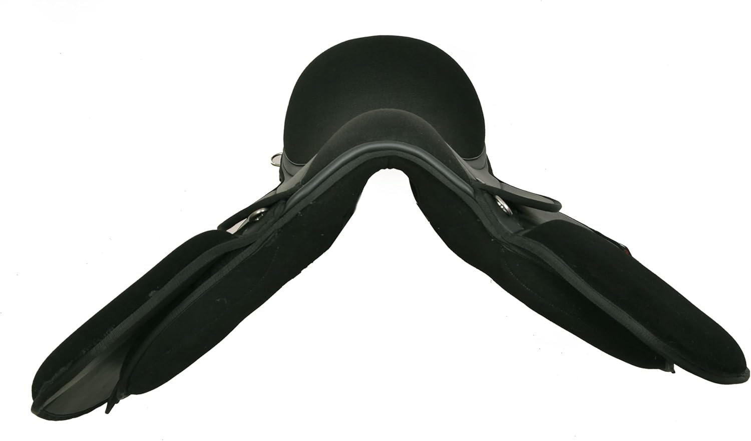Black Synthetic Leather General Purpose Saddle Suede Seat 18 Seat