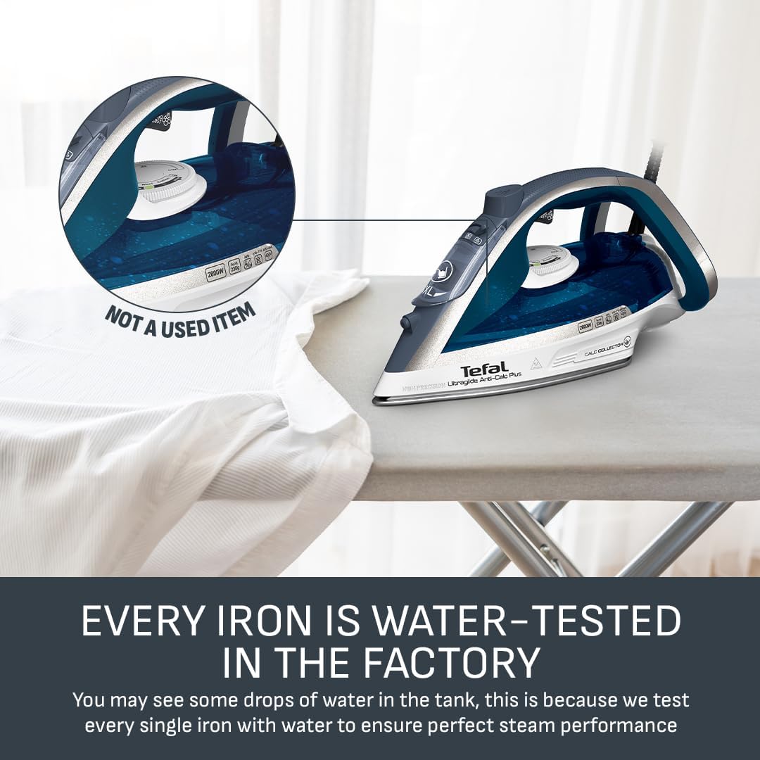 2800W Steam Iron 230g Steam Boost Durilium Soleplate Auto Off