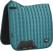 Peacock Dressage Saddle Pad L Satin Bamboo Lined Luxury