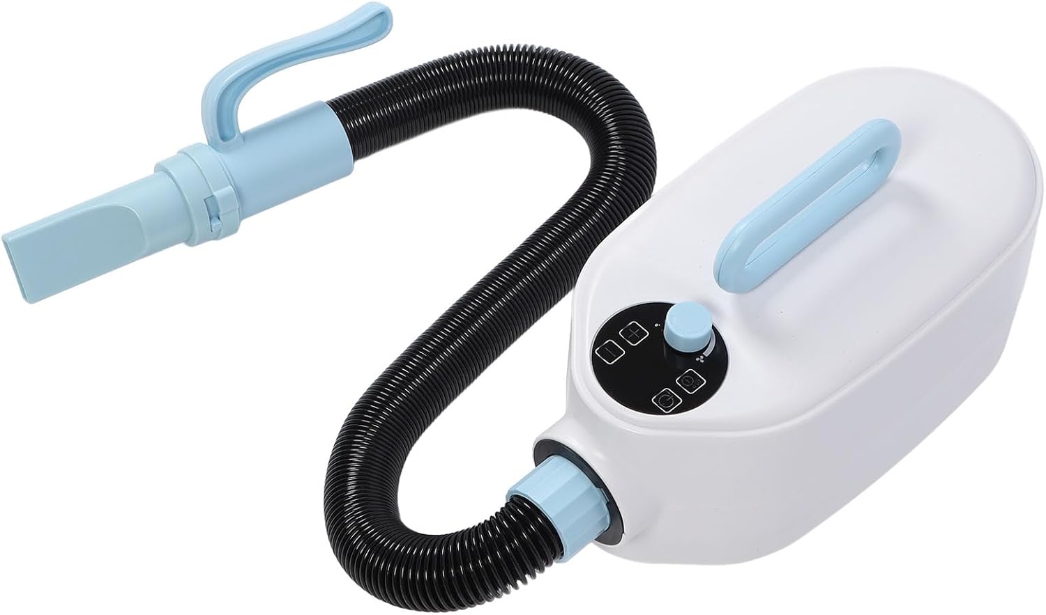 Pet Hair Dryer Grooming Vacuum Low Noise 4 Nozzle Blue