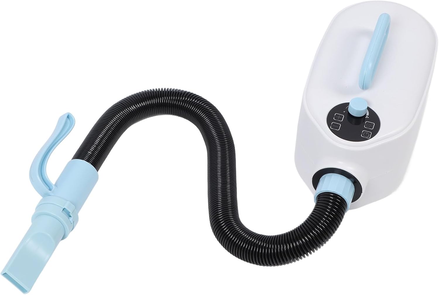 Pet Hair Dryer Grooming Vacuum Low Noise 4 Nozzle Blue