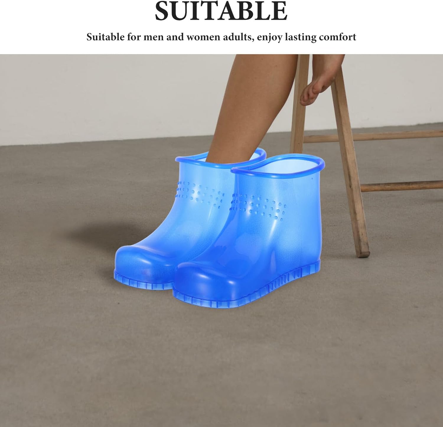 Foot Soak Booties Portable Foot Bath Shoes Deep Spa Soaker