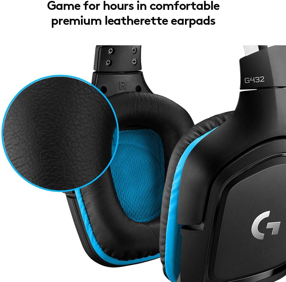 Wired Gaming Headset 7.1 Surround Sound 50mm Drivers Mic