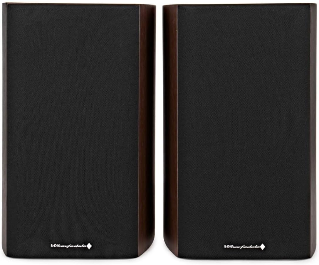 Bookshelf Speakers Pair HiFi 100W Kevlar Driver Bass Port