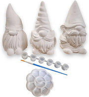 Paint Your Own Gnome Kit Kids Craft Set DIY Pottery Painting