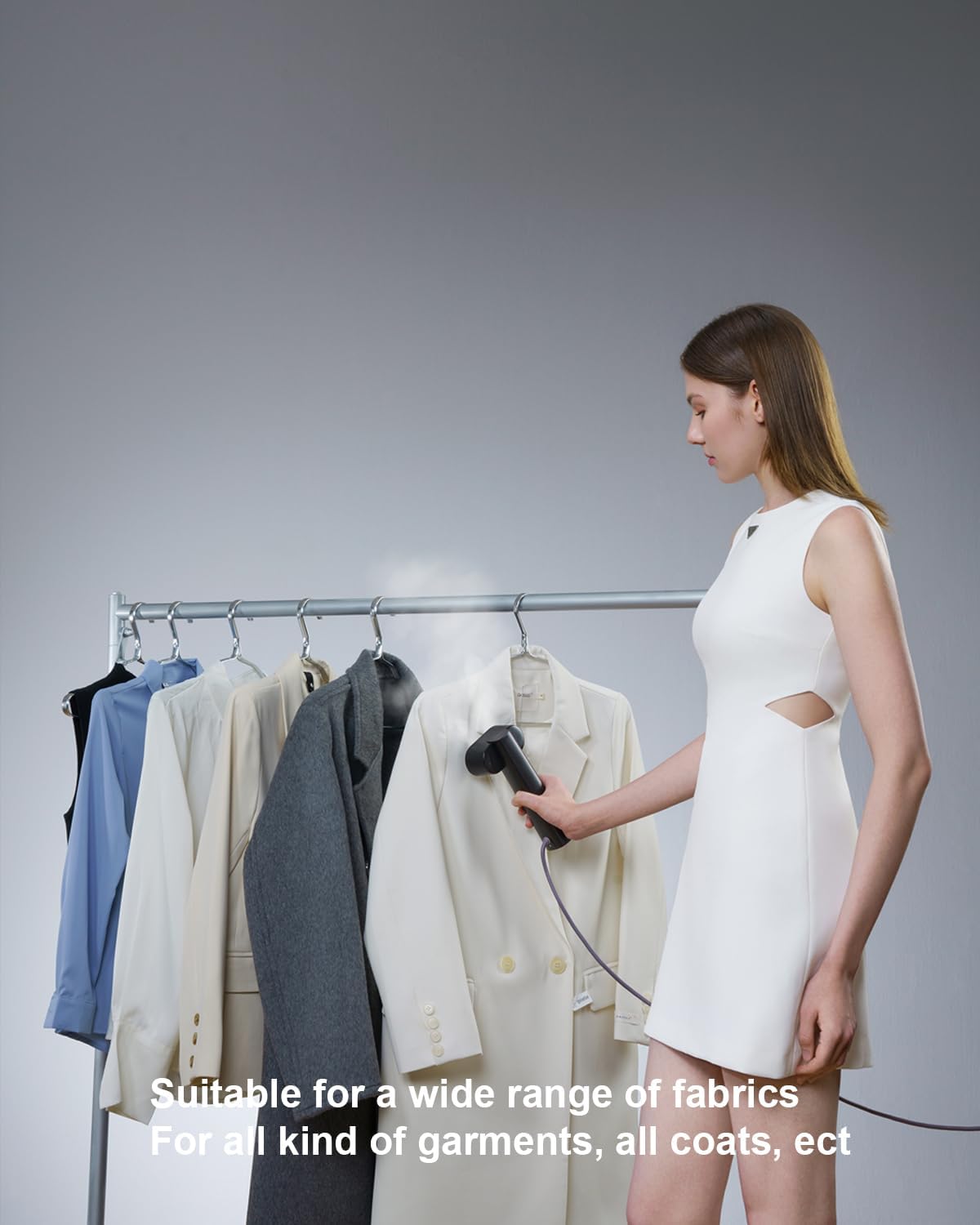 Portable Garment Steamer 900W 15s Heat Travel Lightweight