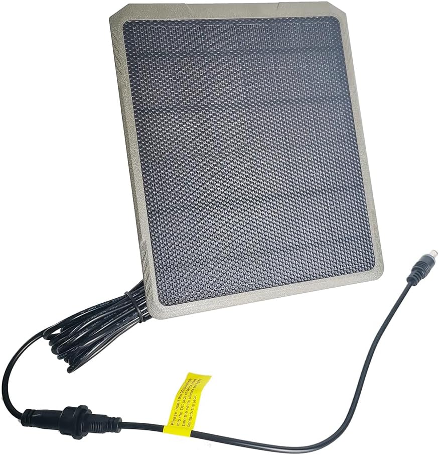 12W Solar Panel Camera Charger Battery 5200mAh IP65 Outdoor