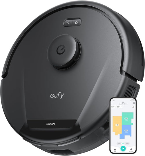 Robot Vacuum Cleaner 5000Pa LiDAR Smart Mapping Pet Hair