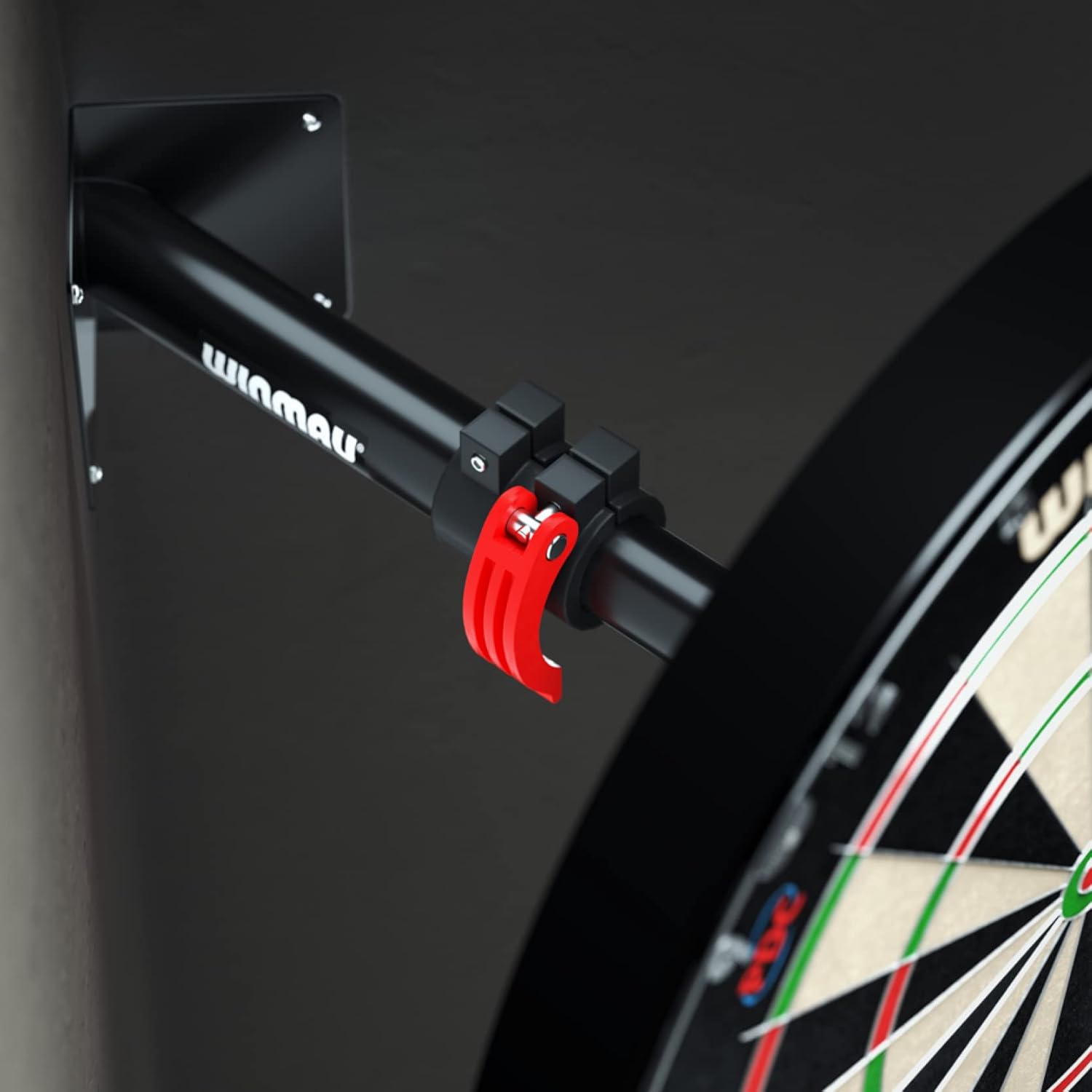 Dartboard Corner Bracket Telescopic Mount Aluminium Easy Install