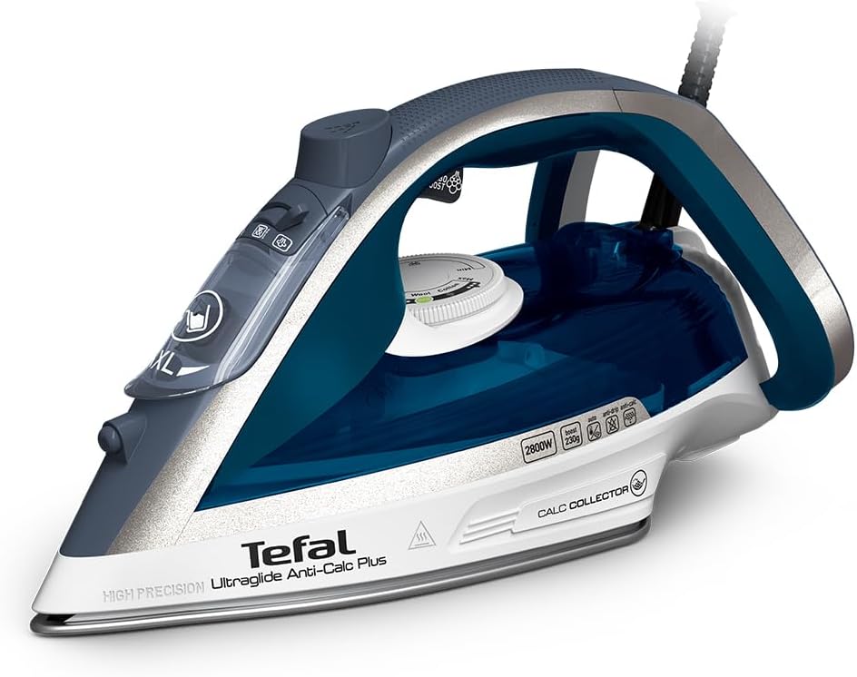 2800W Steam Iron 230g Steam Boost Durilium Soleplate Auto Off