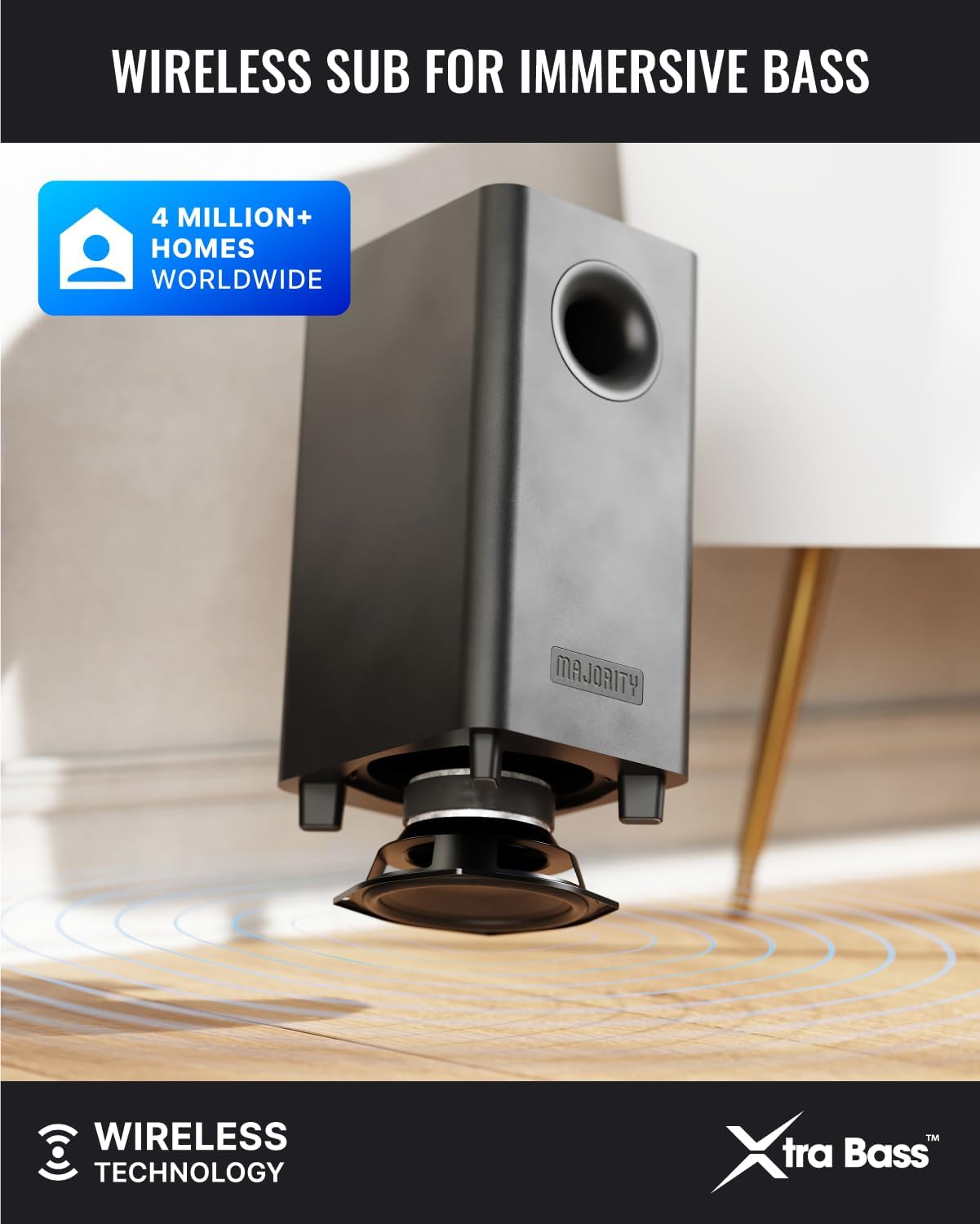 Dolby Atmos 5.1 Soundbar Wireless Subwoofer Surround System