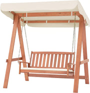 2 Seat Outdoor Swing Chair Canopy Garden Patio Bench