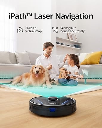 Robot Vacuum Mop Self Empty 60 Days Laser Mapping 3000Pa WiFi