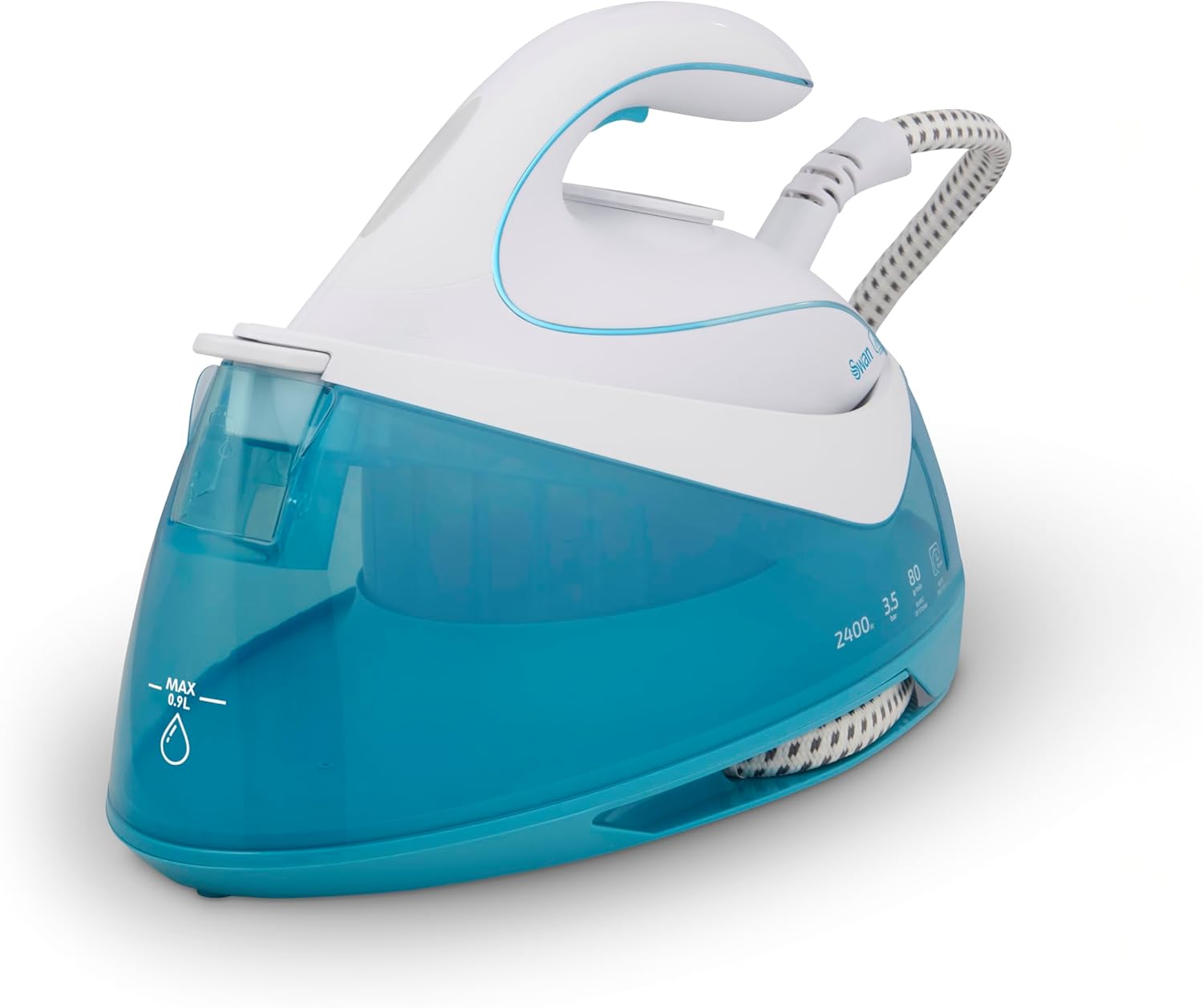 2400W Steam Generator Iron Ceramic Soleplate 900ml Tank Anti-Calc