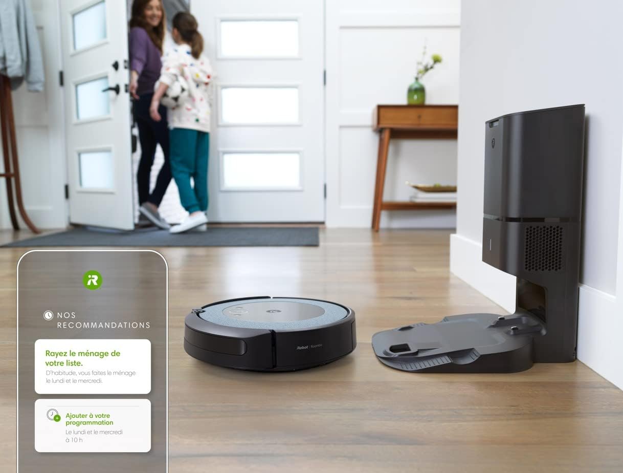 Robot Vacuum Self Empty Smart Mapping WiFi Pet Hair Auto Clean