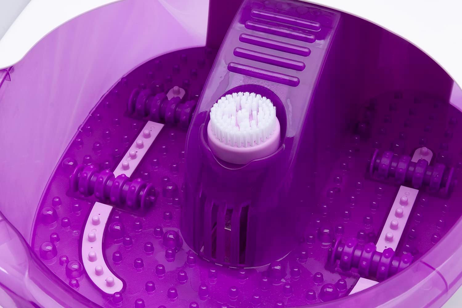 Foot Spa Massager Heat Bubble Rollers Pedicure Set Digital