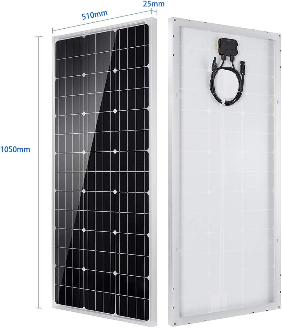 200W Solar Panel Kit 2 x 100W 12V 20A Controller