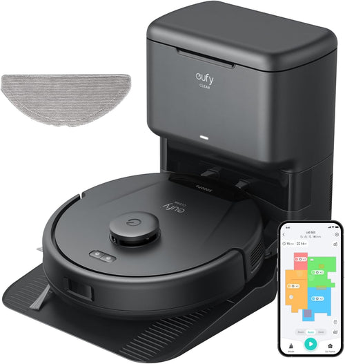 Robot Vacuum Mop Self Empty 5000Pa LiDAR Mapping 60 Day Clean