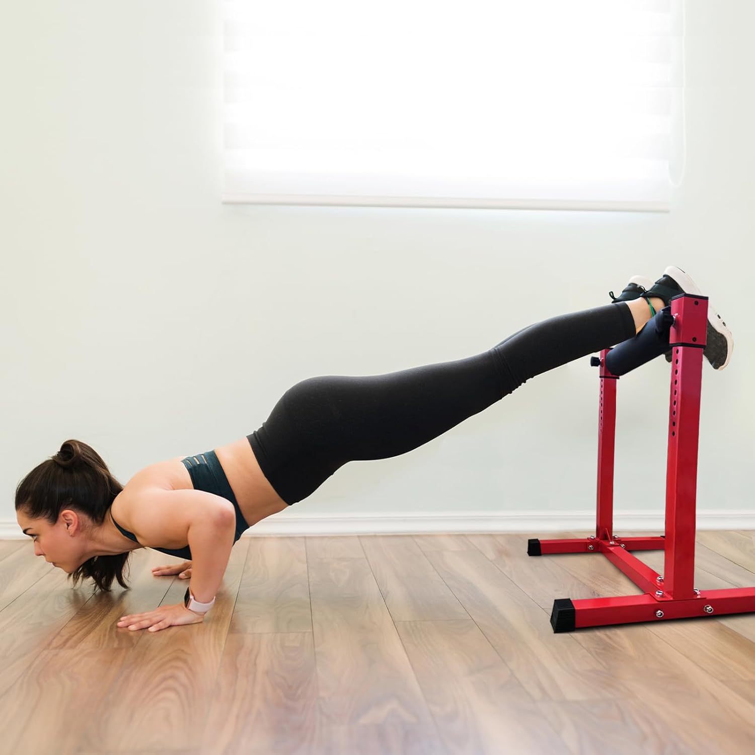 Adjustable Bulgarian Split Squat Bench Single Leg Training Stand