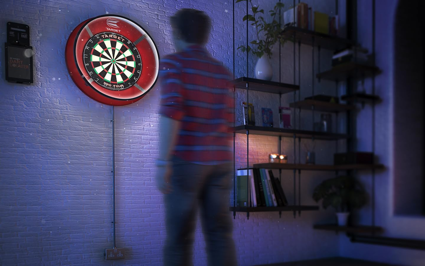 LED Dartboard Light Ring Shadow Free 360 Lighting Magnetic Fit