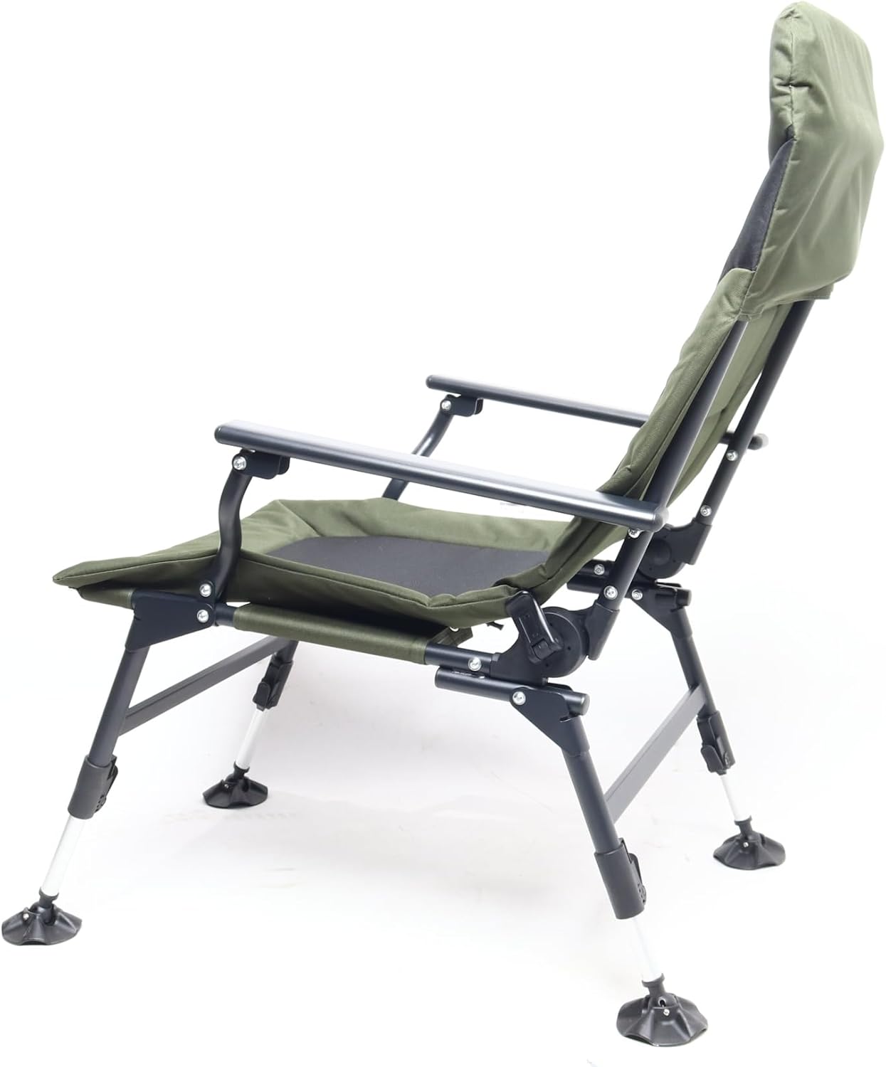 Premium Reclining Fishing Camping Chair Heavy Duty