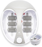 Deluxe Foot Spa Massager Hydro Jets Heat Bubble Rollers