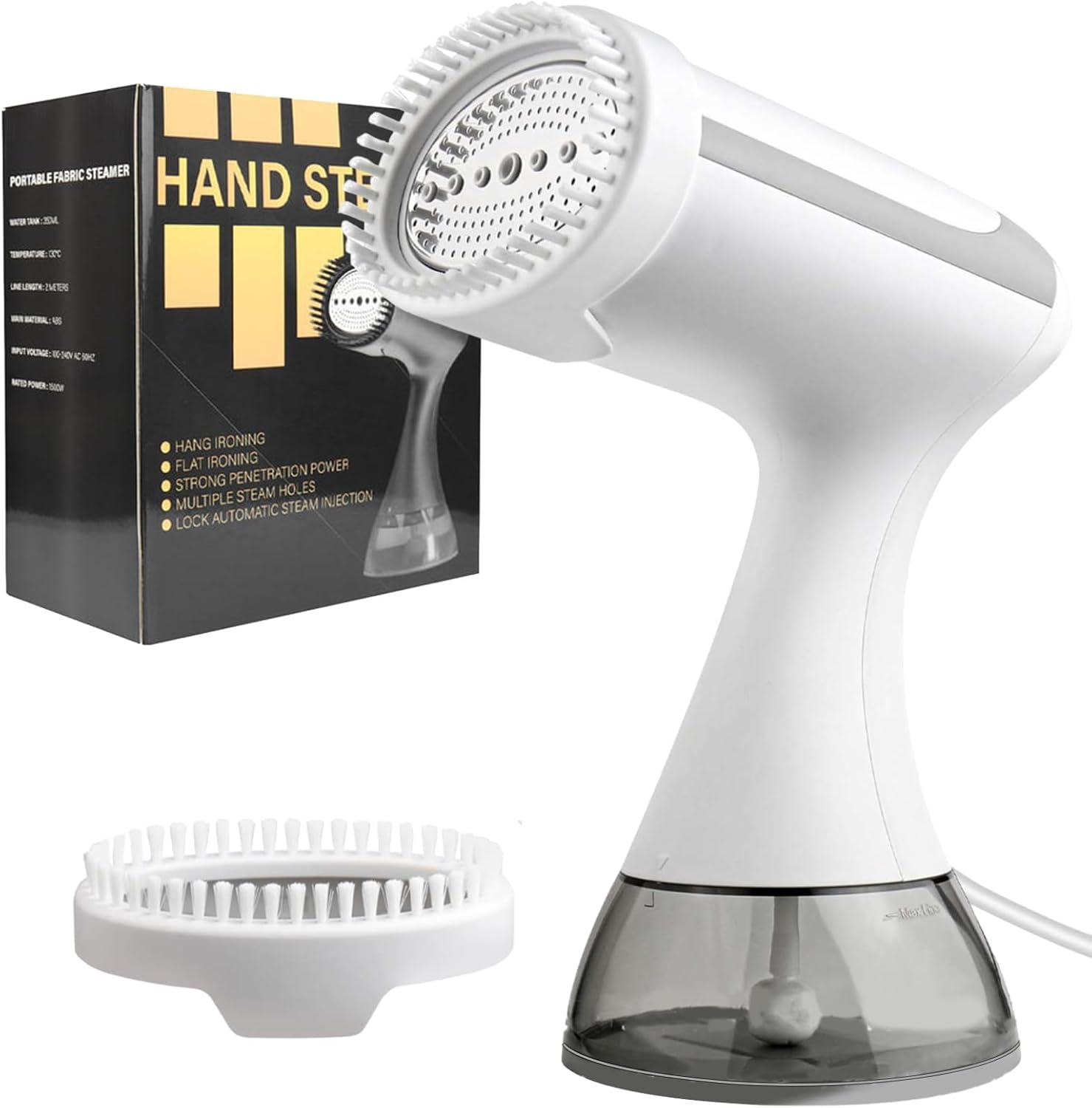 1500W Handheld Garment Steamer Portable Travel Wrinkle Remover