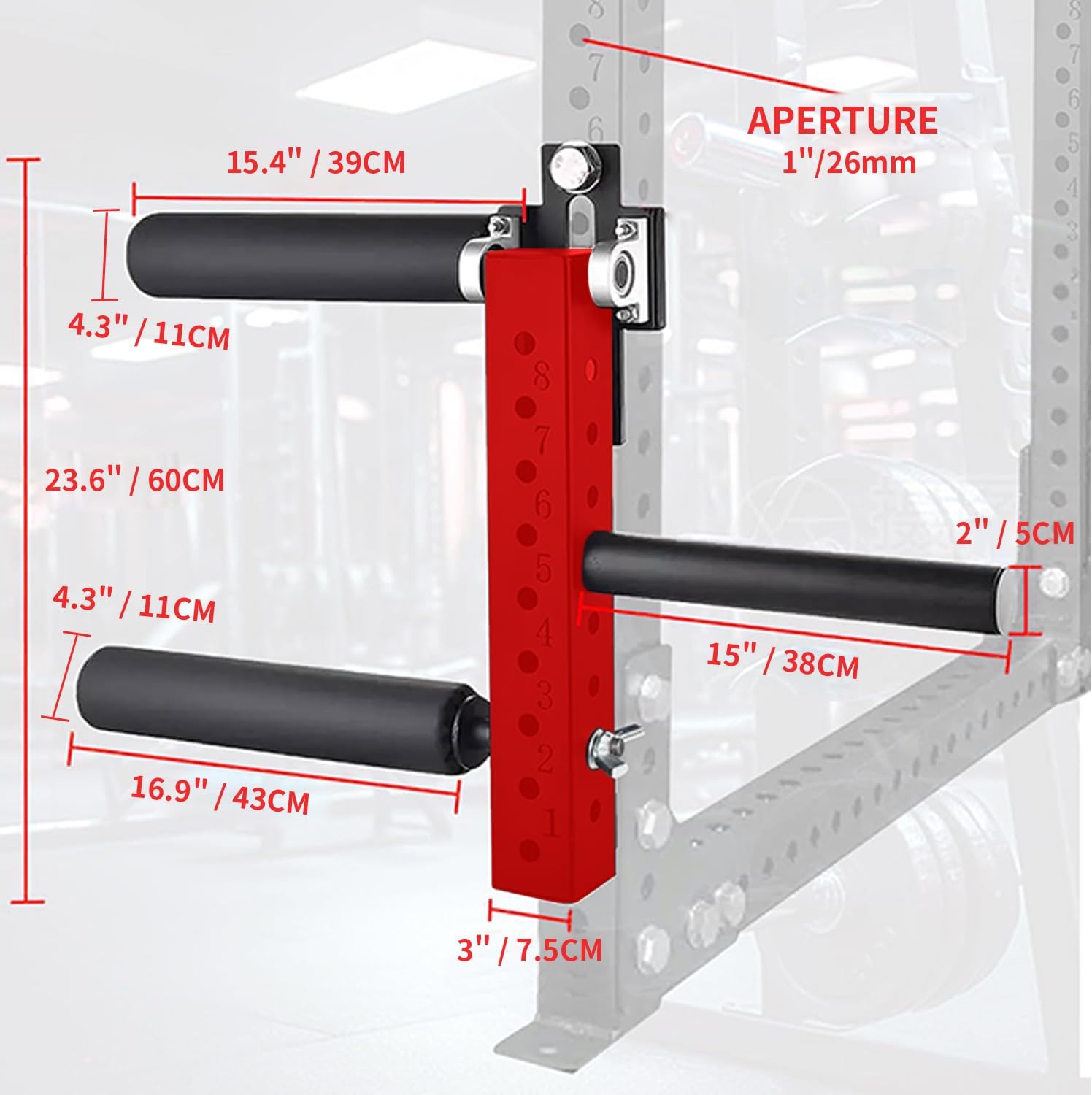 Leg Extension Curl Attachment for Power Rack Compact Leg Trainer